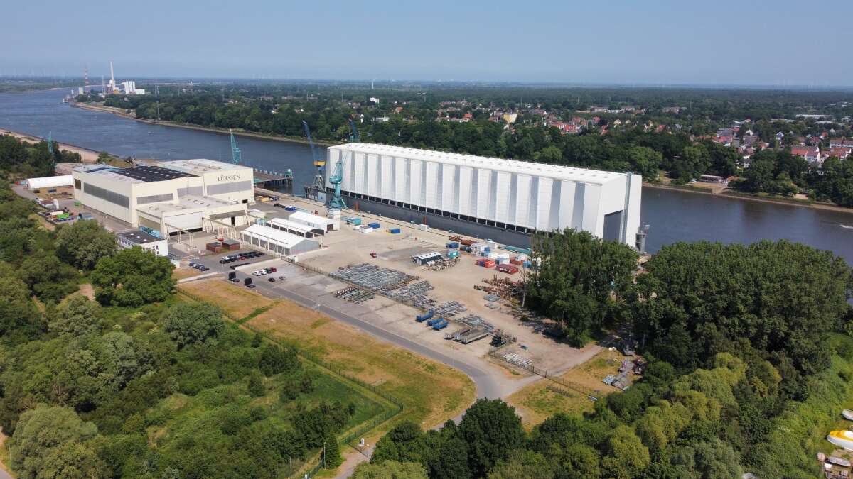 LürssenWerft Berne Dock 10 soll dauerhaft in Berne bleiben