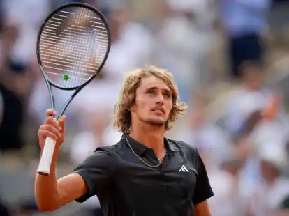 Spielt um den Finaleinzug bei den French Open:&nbsp;Alexander Zverev.