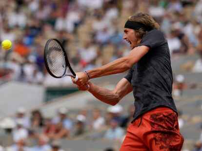 Alexander Zverev verlor sein Halbfinale gegen Casper Ruud glatt in drei S&auml;tzen.