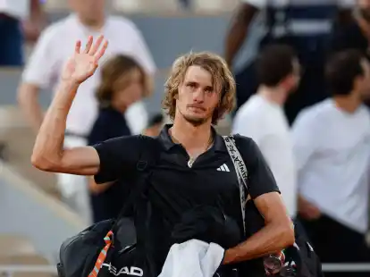 Alexander Zverev scheiterte im Halbfinale der French Open.