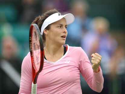 Tennisspielerin Tatjana Maria hat ihr Erstrundenspiel in Nottingham gewonnen.