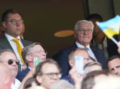 Frank-Walter Steinmeier sieht bei der Nationalmannschaft &laquo;noch Luft nach oben&raquo;.