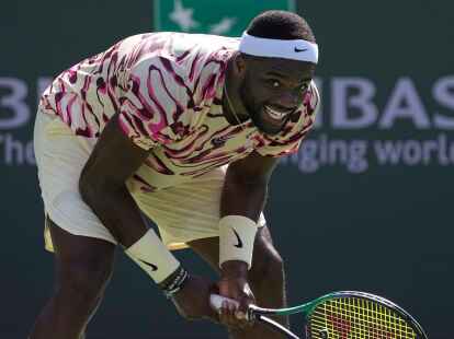 Frances Tiafoe gewann sein erstes Match beim Rasenturnier auf dem Weissenhof.