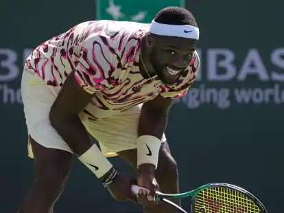 Frances Tiafoe gewann sein erstes Match beim Rasenturnier auf dem Weissenhof.