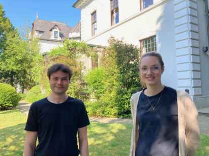 Leiten das Projekt im Auftrag der Oldenburgischen Landschaft:   Markus V&ouml;lling und Merle B&uuml;lter