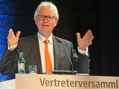 Gab am Dienstagabend seinen letzten Rechenschaftsbericht als Vorstandsvorsitzender: Michael Engelbrecht.