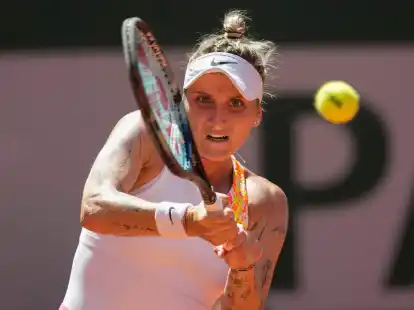 Marketa Vondrousova setzte sich in Berlin in der ersten Runde durch.