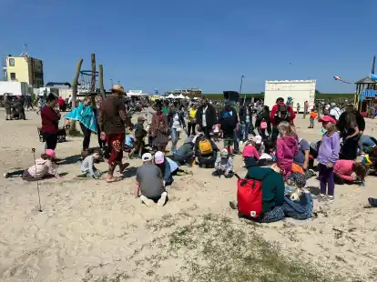 Die Schatzsuche kommt bei Kindern gut an.