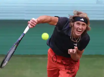 Steht in Halle im Viertelfinale: Alexander Zverev.