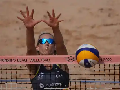 Louisa Lippmann trifft bei der EM mit Laura Ludwig zun&auml;chst auf ein Duo aus &Ouml;sterreich.