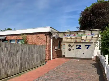 Die Kita Hooge Riege soll abgerissen und am bisherigen Standort neu gebaut werden.