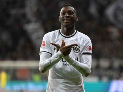 Die Bundesliga-Profis w&auml;hlten Randal Kolo Muani zum besten Feldspieler.