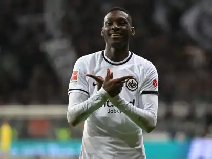 Die Bundesliga-Profis w&auml;hlten Randal Kolo Muani zum besten Feldspieler.