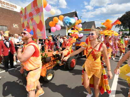 Sommer-Fasching in Ganderkesee 2022: So voll soll es im Ort auch 2023 wieder werden.