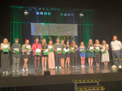 Die Schwerpunktgruppe Kunst unter der Leitung von Tutor Jan Tholen.