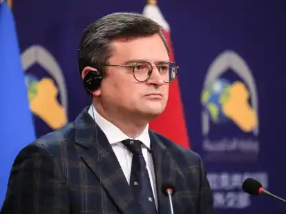 Ukraines Au&szlig;enminister Dmytro Kuleba sieht in den Minenfeldern und der Lufthoheit der Russen die gr&ouml;&szlig;ten Probleme.