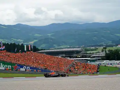 Max Verstappen auf dem Weg zu seinem Sieg in Spielberg.