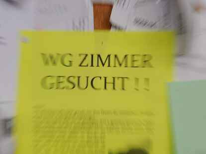 Die Wohnkosten f&uuml;r Studierende steigen: Ein WG-Zimmer kostet aktuell durchschnittlich 458 Euro pro Monat. Das ergab eine Auswertung beim Immobilienportal WG-Gesucht.de.