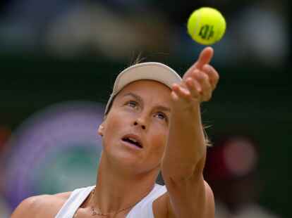 Tatjana Maria musste sich in der ersten Runde geschlagen geben.