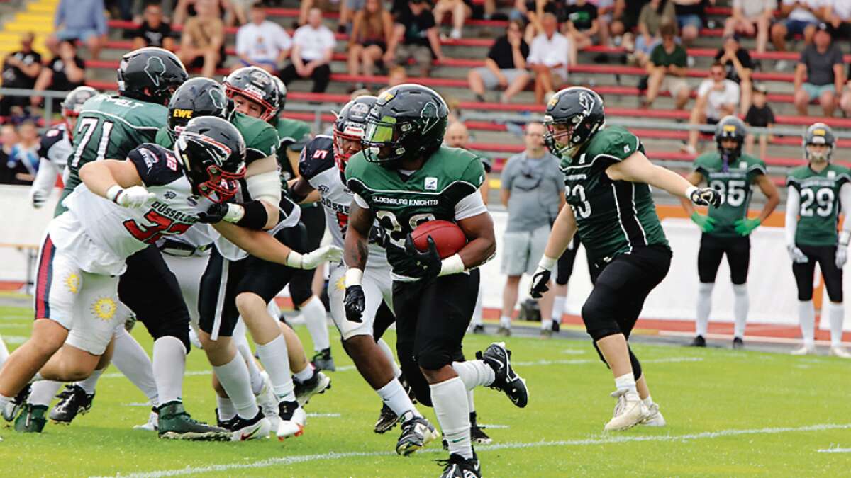 American Football Oldenburg Knights empfangen Lübeck Cougars