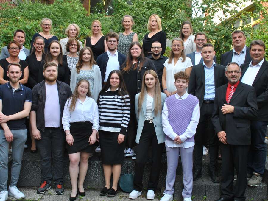 Abschlussfeier der Auszubildenden des Bereichs Wirtschaft und Verwaltung  der BBS Wilhelmshaven
