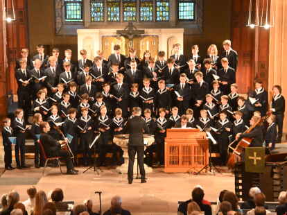 Auftritt in der Alexanderkirche in Wildeshausen: Der Thomanerchor aus Leipzig war am Mittwoch zu Gast.