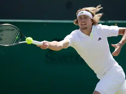 Steht in Wimbledon in Runde drei: Alexander Zverev.