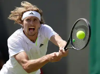Setzte sich in der zweiten Runde gegen den Japaner Yosuke Watanuki durch: Alexander Zverev.