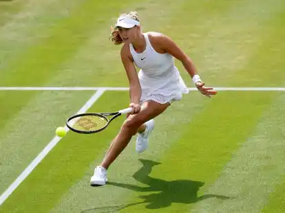 Die Russin Mirra Andrejewa schied in Wimbledon aus.