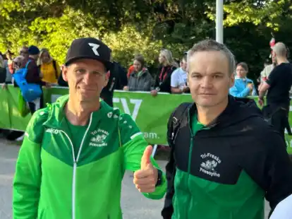 Michael R&ouml;ckmann (links) und Arnold Brinkmann