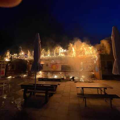 So sah es am Dienstag vergangener Woche aus: Feuer im Van-Ameren-Bad.