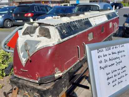 Das war im Mai 2022: Die Jugend der Modelldampffreunde pr&auml;sentierte erstmals ihr neues Projekt.