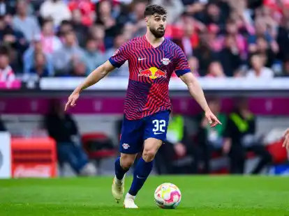 Josko Gvardiol musste das Leipziger Training am Montag vorzeitig beenden.