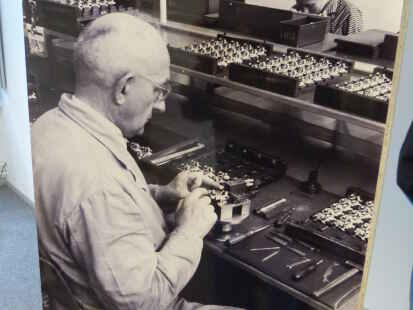 Bei Olympia war Fingerspitzengef&uuml;hl und Feinarbeit gefragt, wie diese Aufnahme aus dem Museum zeigt.