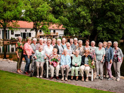 Letztes Treffen auf Gut Moorbeck. Der Halenhorster Frauenchor hat sich aufgel&ouml;st.