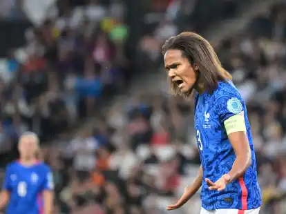 Wendie Renard erzielte in der 83. Minute per Kopf nach einem Eckball den Siegtreffer f&uuml;r Frankreich.