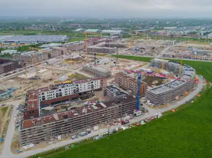 Mehrfamilienh&auml;user entstehen in Kronsrode bei Hannover: Immobilien werden noch einmal teurer.