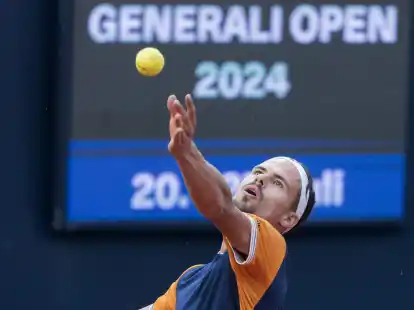 Schied in Kitzb&uuml;hel im Achtelfinale aus: Daniel Altmaier.