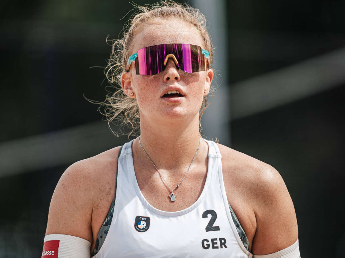 Lea Sophie Kunst aus Varel bei BeachvolleyballEM in Wien in nächster Runde