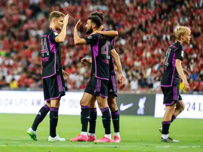 Der FC Bayern war auf Werbe-Tour in Asien.