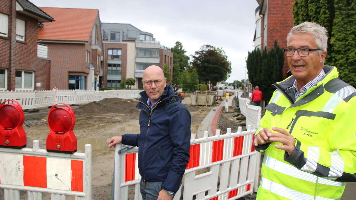 Emsteker Straße in Cloppenburg Bauarbeiten können wohl früher als