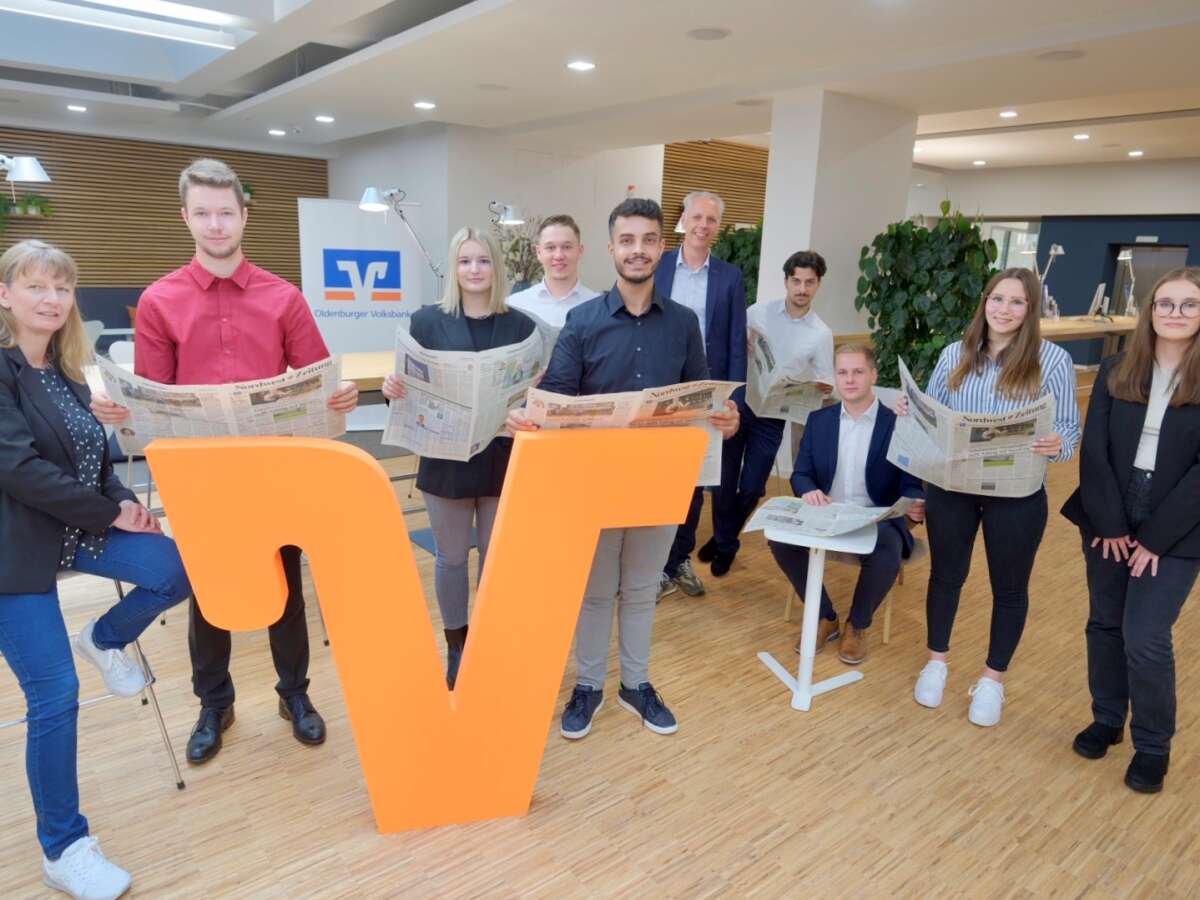 Bildungsprojekt der NWZ in Oldenburg Zeitung lesen als Teil der Ausbildung