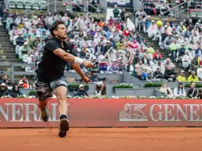Musste sich im Finale von Kitzb&uuml;hel Sebasti&aacute;n B&aacute;ez geschlagen geben: Dominic Thiem.