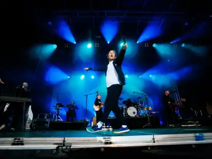 Bei den Beach Days Borkum war S&auml;nger Bosse live zu sehen.