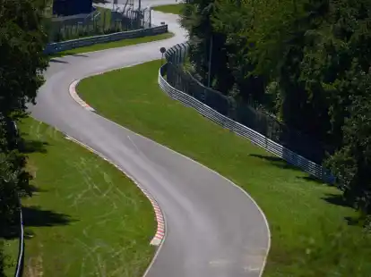 Der Streckenabschnitt &laquo;Tiergarten&raquo; der N&uuml;rburgring-Nordschleife, wo der Unfall geschah.
