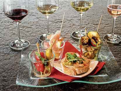 Mal passt eine milde Traube besser, mal ist es ein bewusster Kontrast mit Rests&uuml;&szlig;e oder S&auml;ure, der den Vorspeisen den gewissen Kick verpasst.