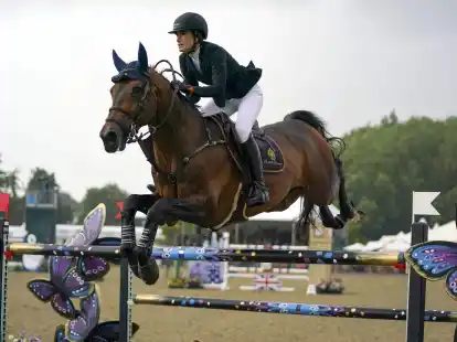 Jessica Springsteen gewann am Sonntag den Gro&szlig;en Preis.