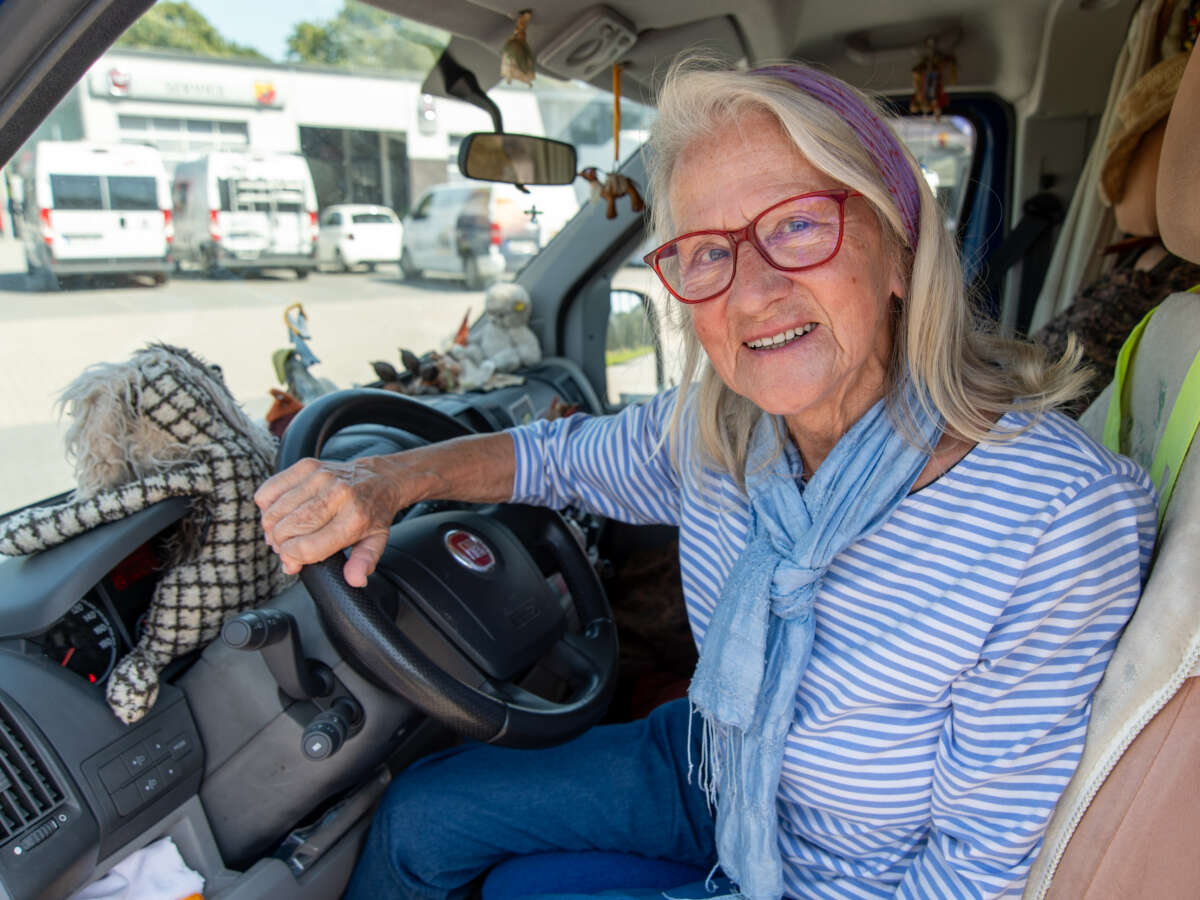 Im Wohnmobil durch Deutschland: Rentnerin Gisela Homberg