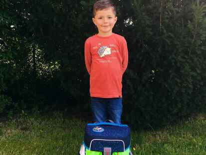 Selbstbewusst in einen neuen Lebensabschnitt: Bente Salzmann aus Wildeshausen freut sich auf seine Einschulung am Samstag.