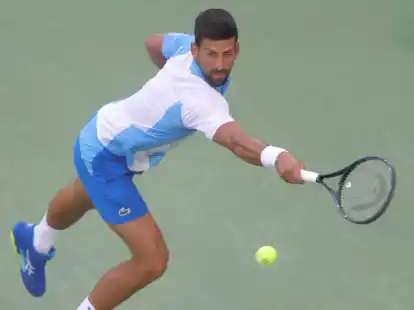 Novak Djokovic hat in Cincinnatti das Achtelfinale erreicht.
